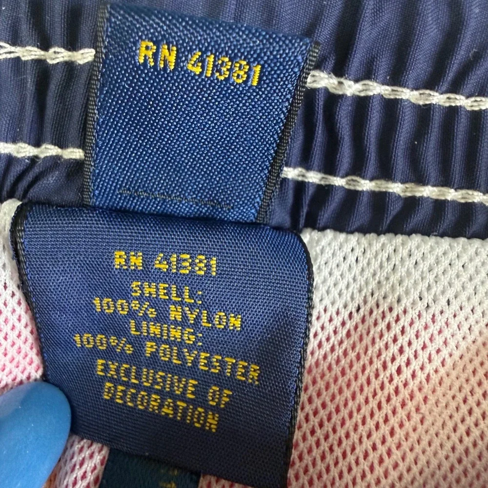 Polo Ralph Lauren Swim Trunks Mens‎ XXL Pink Nylon Mesh Lined Pony Logo Shorts